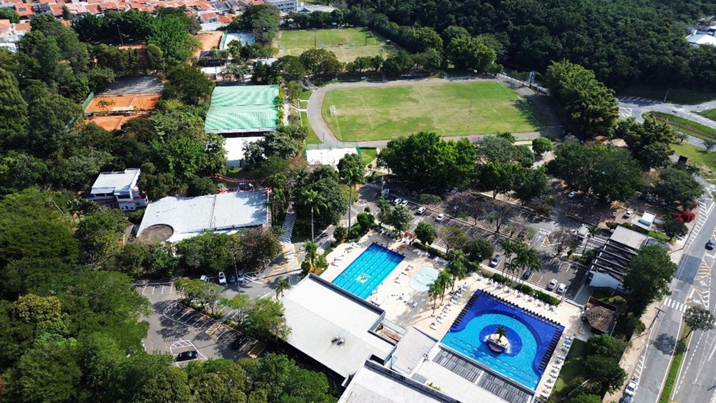 Vista aérea do Clube Atlético Valinhense